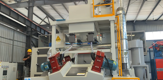 淮北喷砂机在金属加工行业的应用与优势