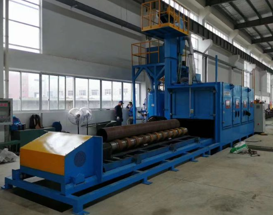 淮北喷砂机在管道除锈中的现场施工应用