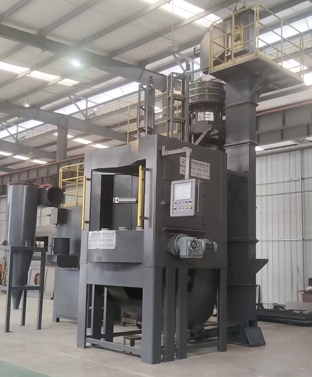 淮北转盘式喷砂机 提升圆形工件处理效率